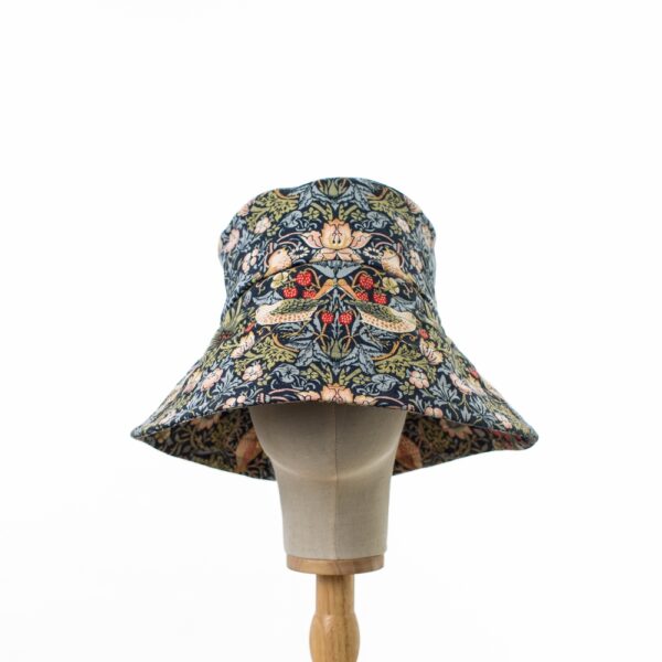 Blue Strawberry Thief Sun Hat