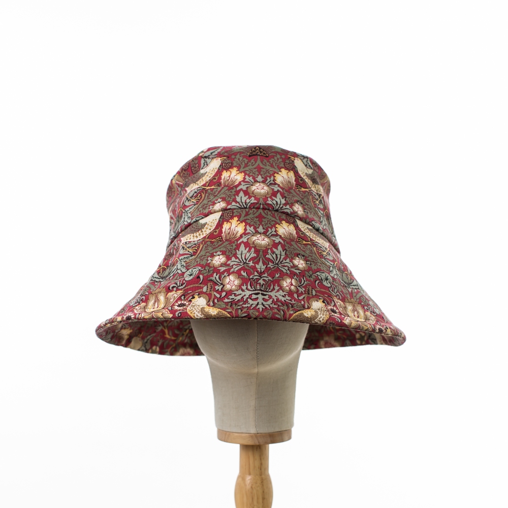 Red Strawberry Thief Sun Hat