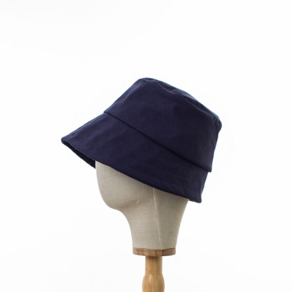 Navy Cotton Bucket Hat